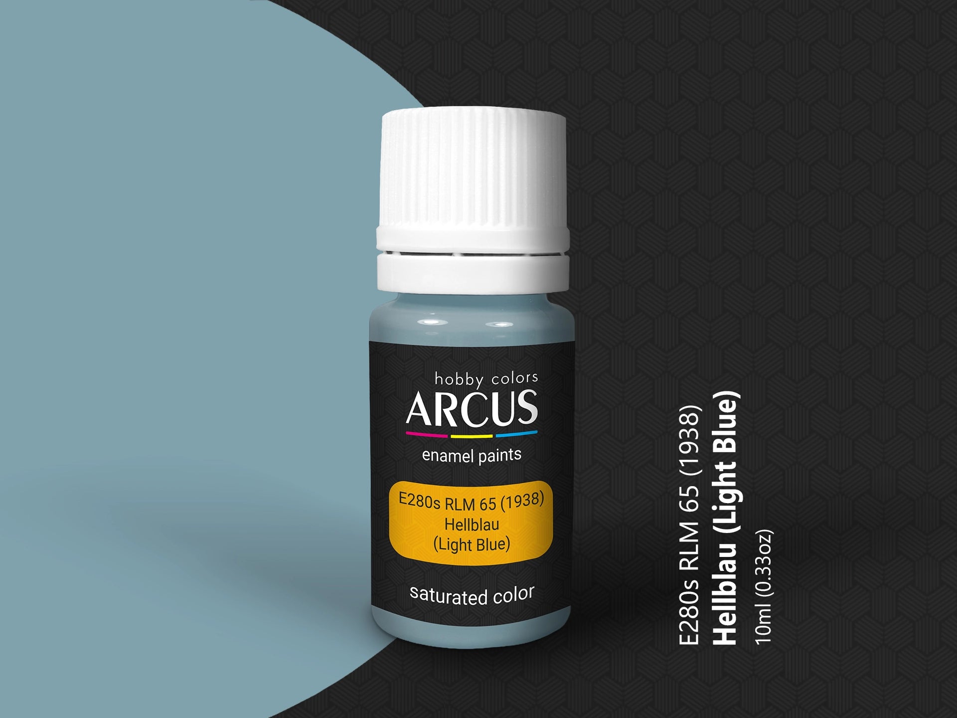Arcus 280 light blue enamel