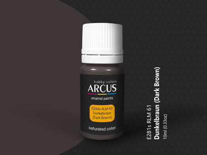 Arcus 284 dark brown enamel