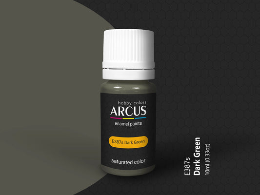 Arcus 387 dark green enamel