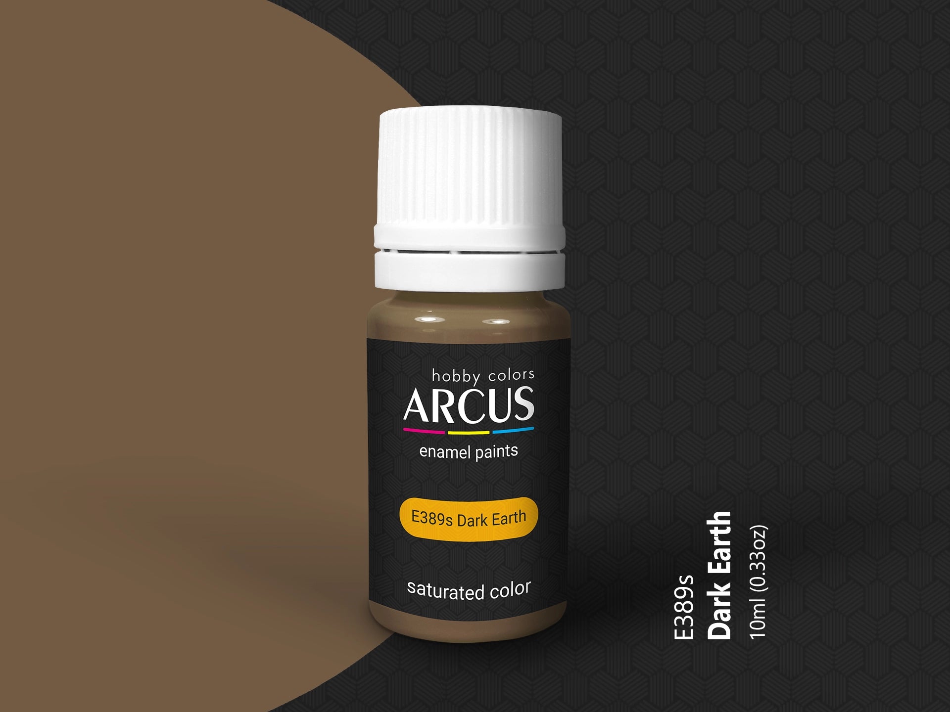 Arcus 389 dark earth enamel