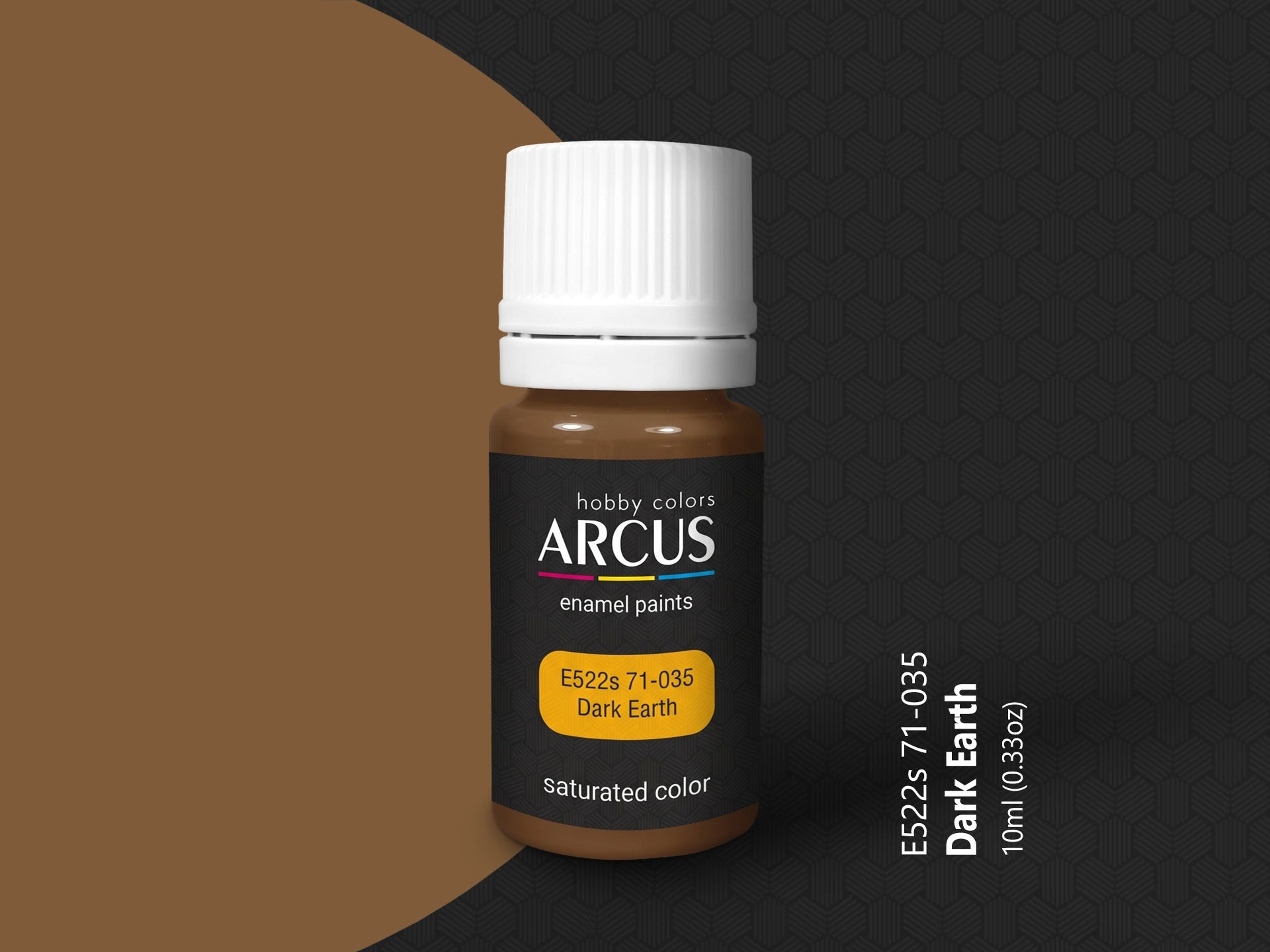 Arcus 522 dark earth enamel