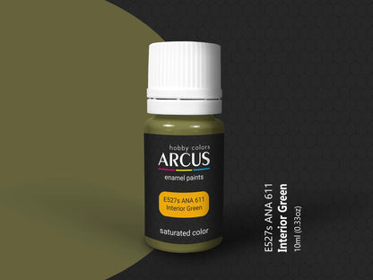 Arcus 527 interior green enamel