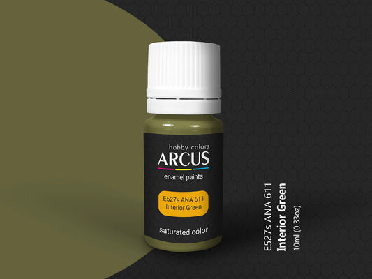 Arcus 527 interior green enamel