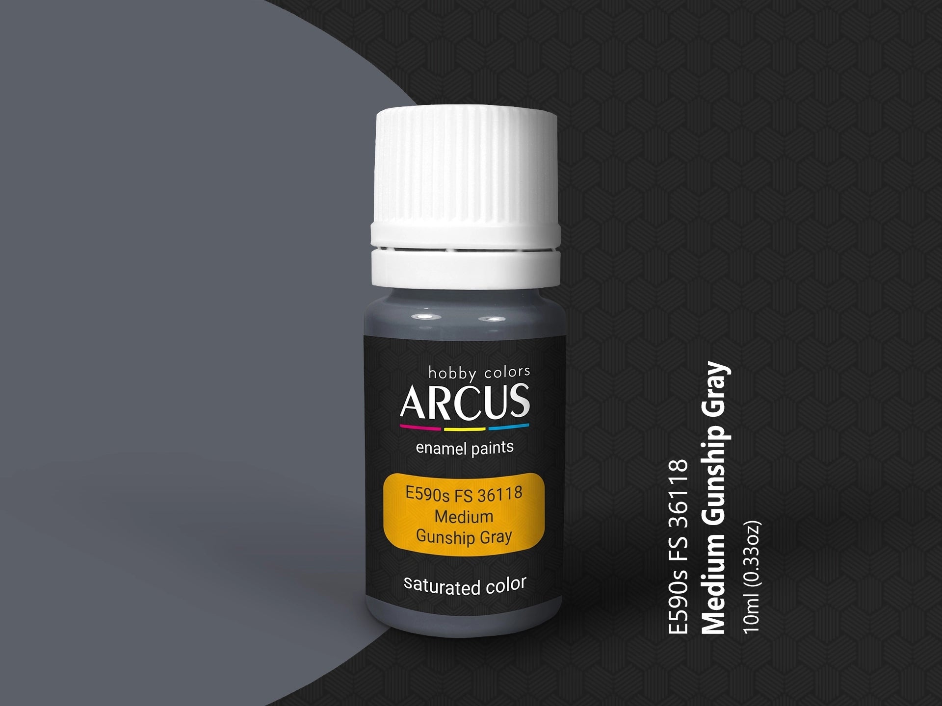 Arcus 590 medium gunship gray enamel