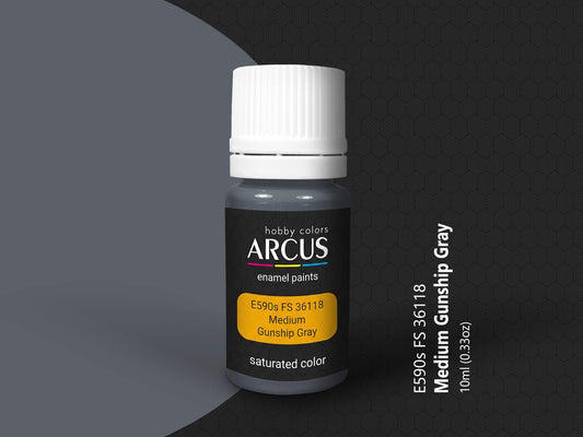 Arcus 590 medium gunship gray enamel