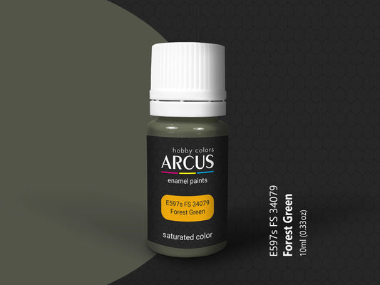 Arcus 597 forest green enamel