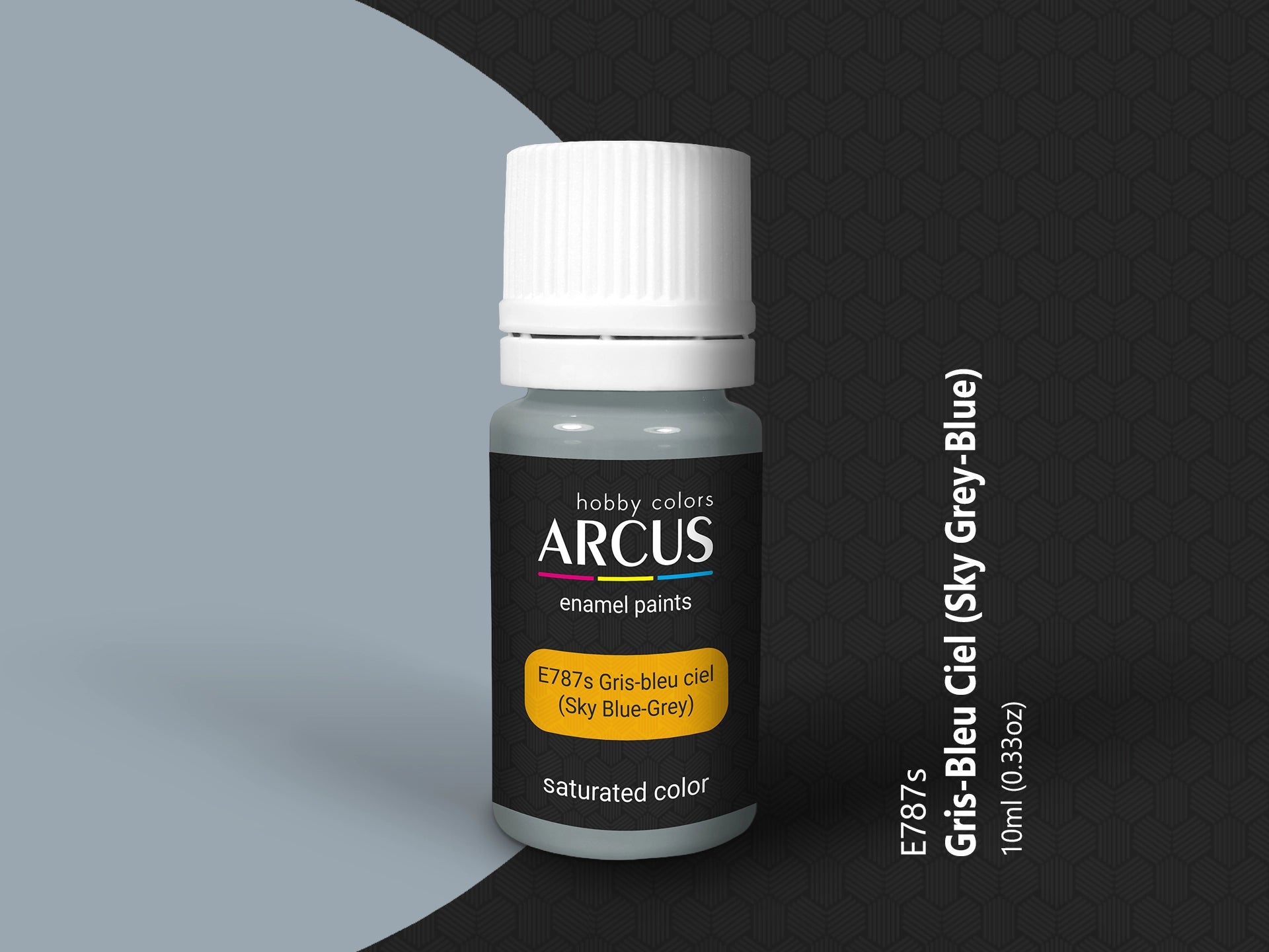 Arcus 787 sky blue grey enamel