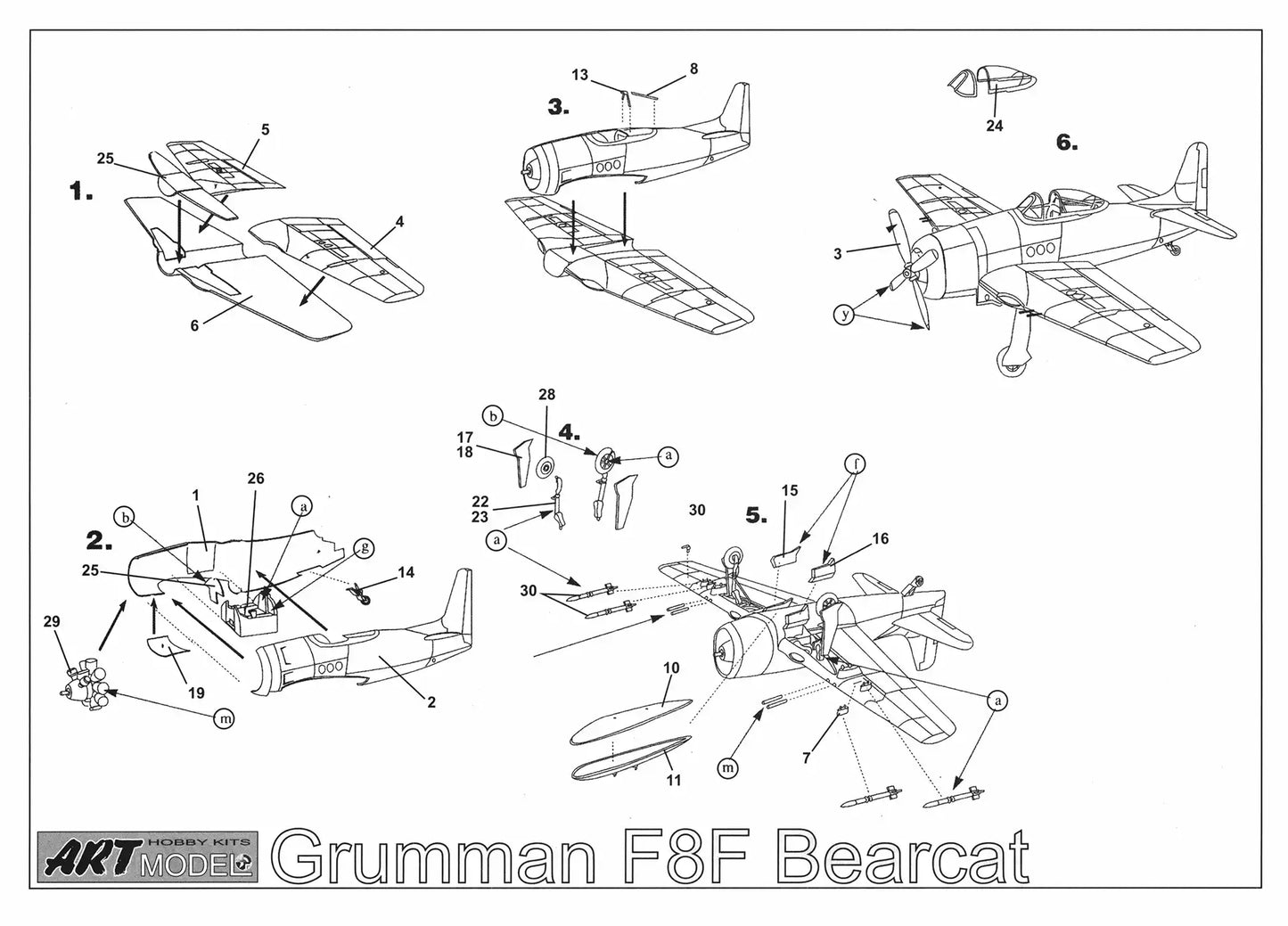 Art Model AM 7201 assembly guide page 2