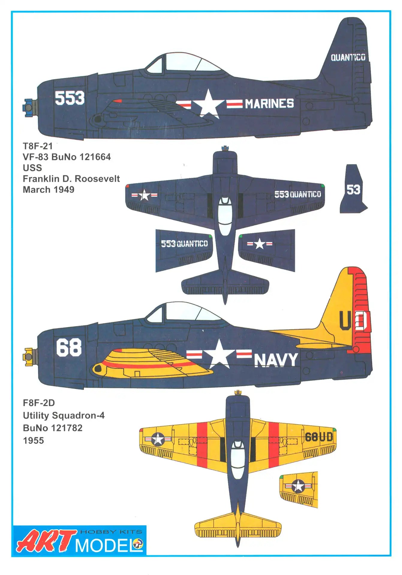 Art Model AM 7201 color schemes page 2