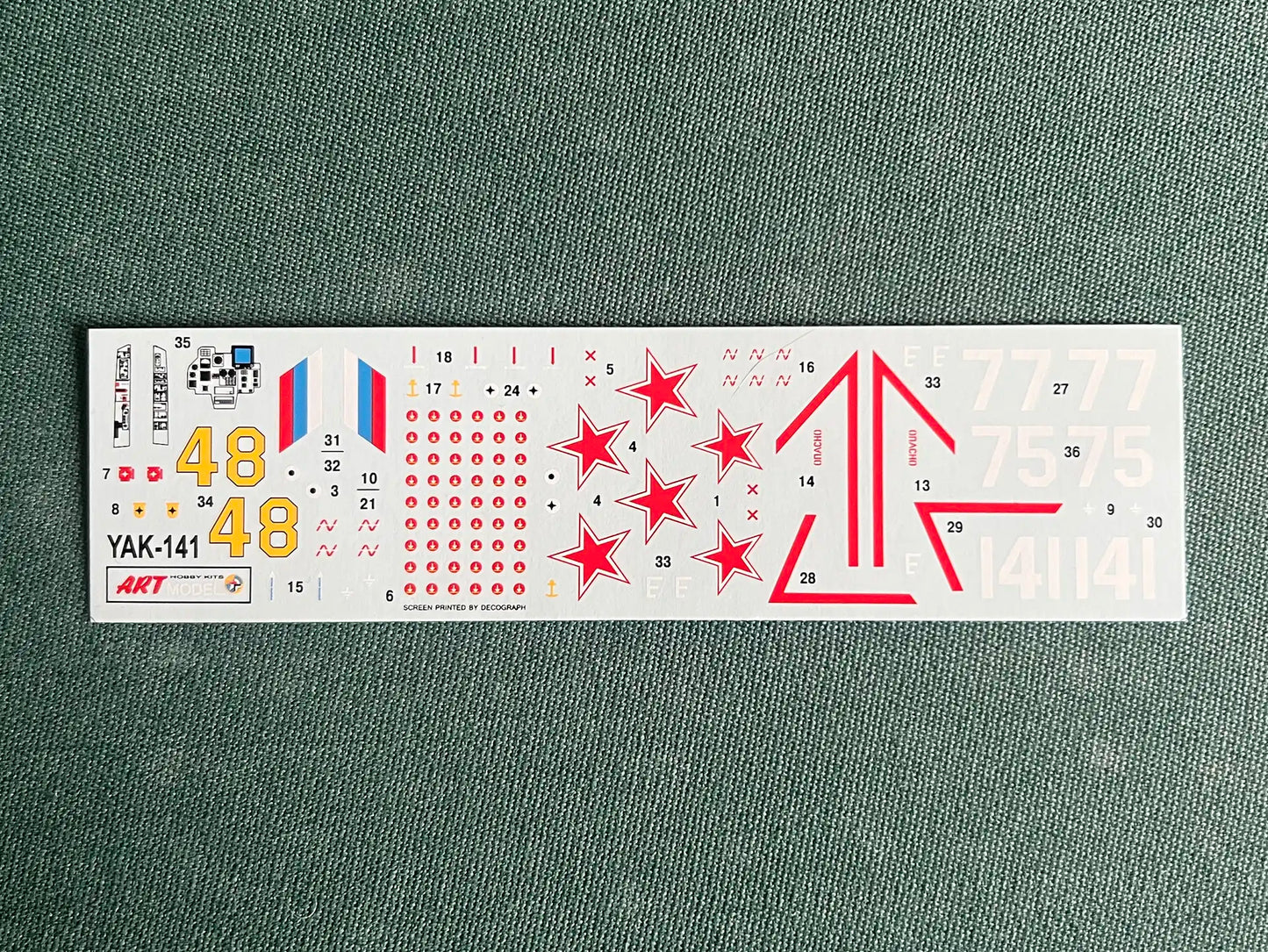 Art Model AM 7205 decal