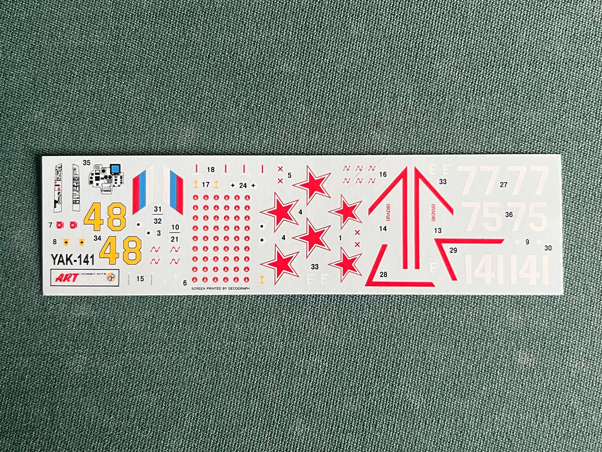 Art Model AM 7205 decal