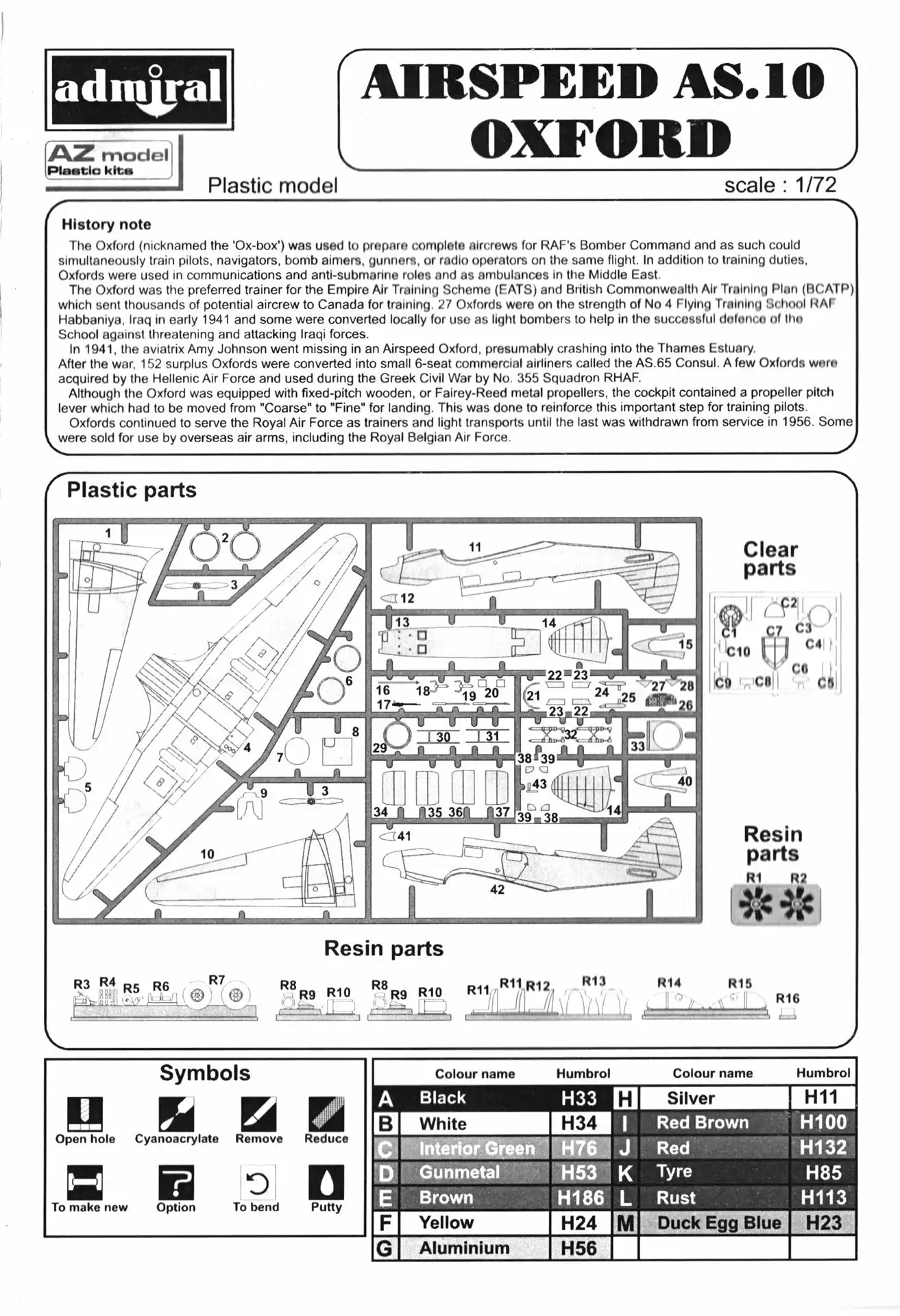AZ Model 7385  assembly guide page 1