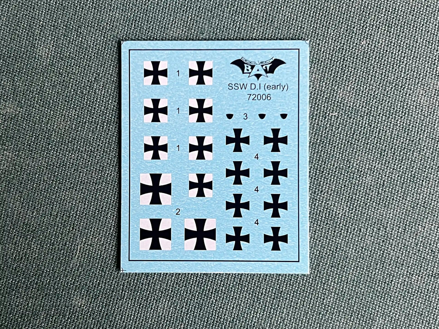 Bat Project 72006 decal