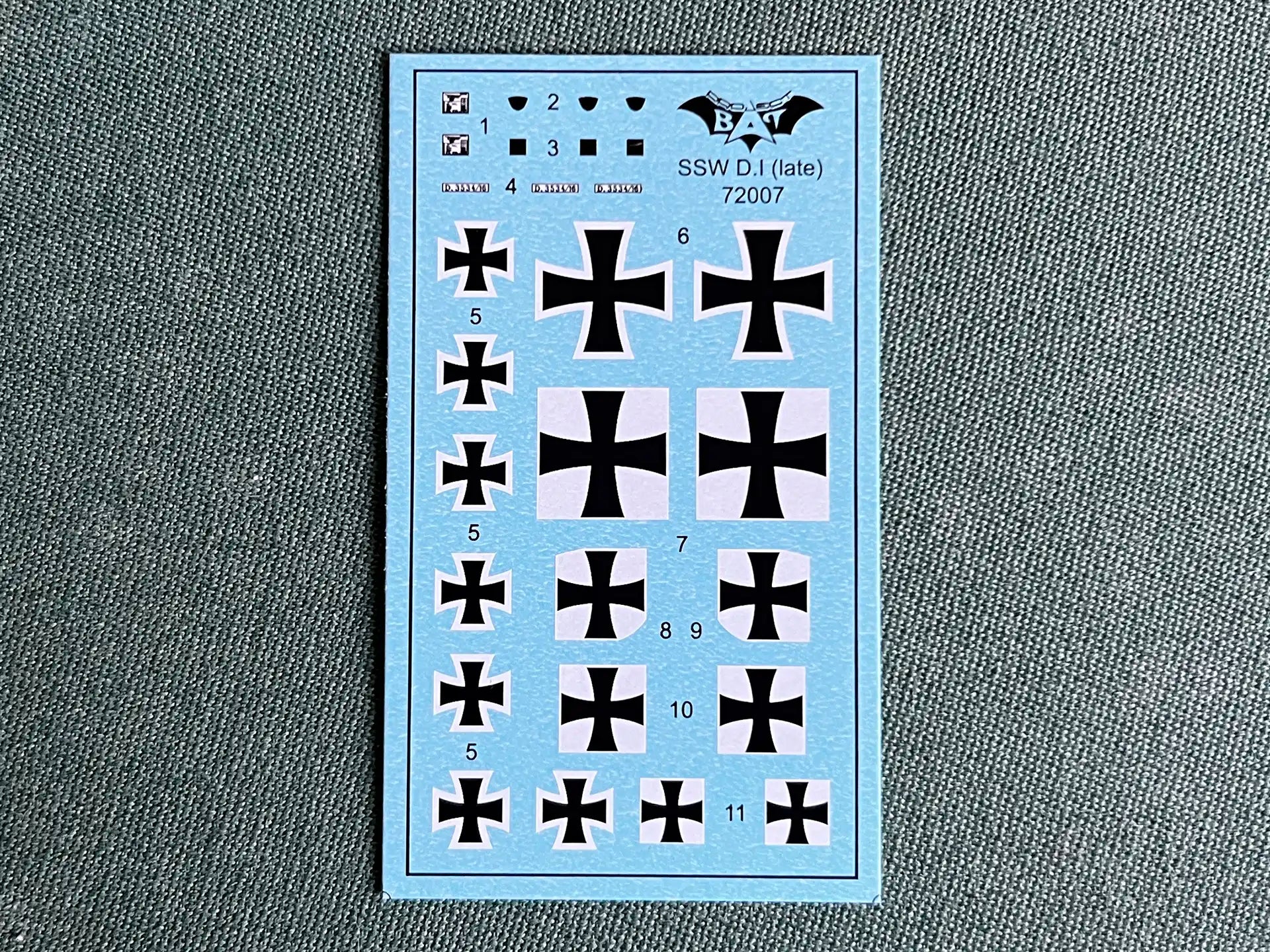 Bat Project 72007 decal
