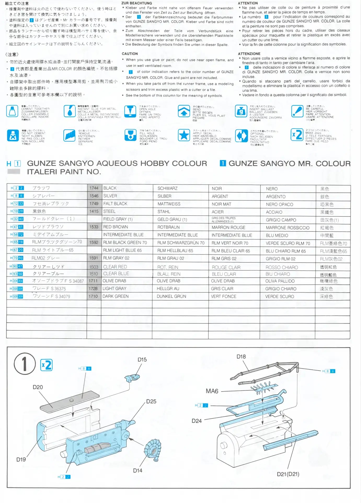 Dragon 5015 assembly guide page 2