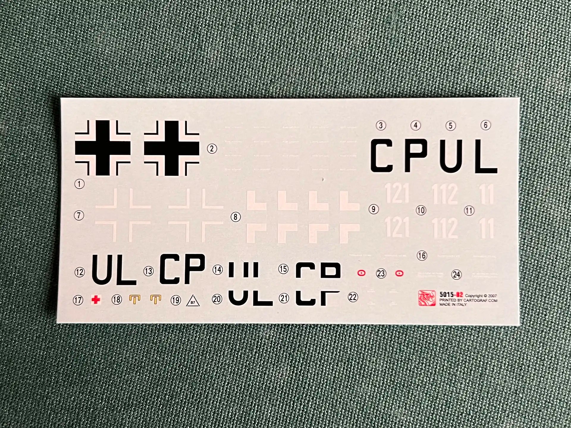 Dragon 5015 decal