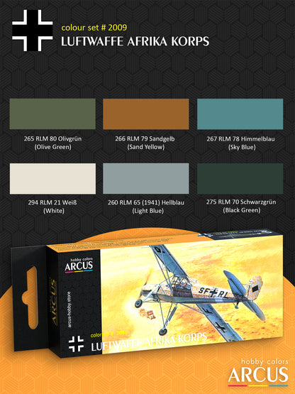 Paint Set 2009 Luftwaffe Afrika Korps