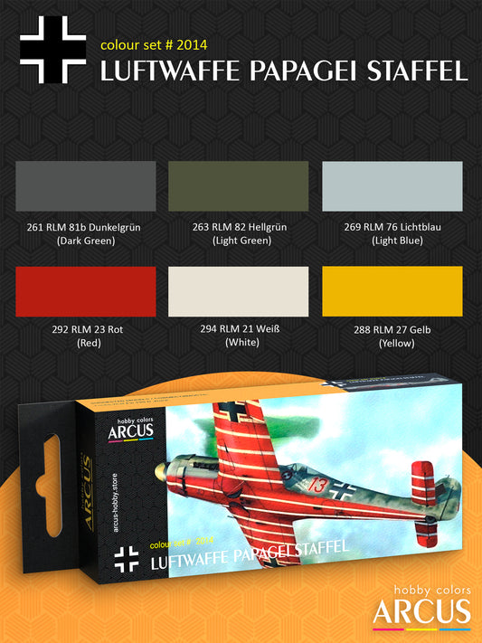 комплект 2014 Luftwaffe Papagei Staffel