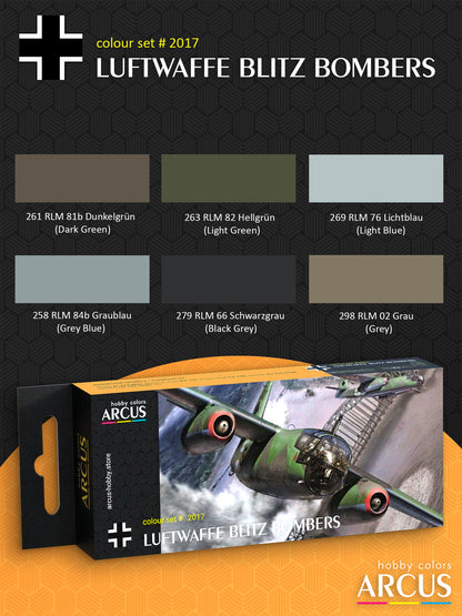 Paint Set 2017 Luftwaffe Blitz Bombers