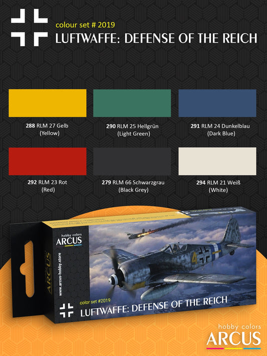 Luftwaffe: Defense of the Reich enamel paint set