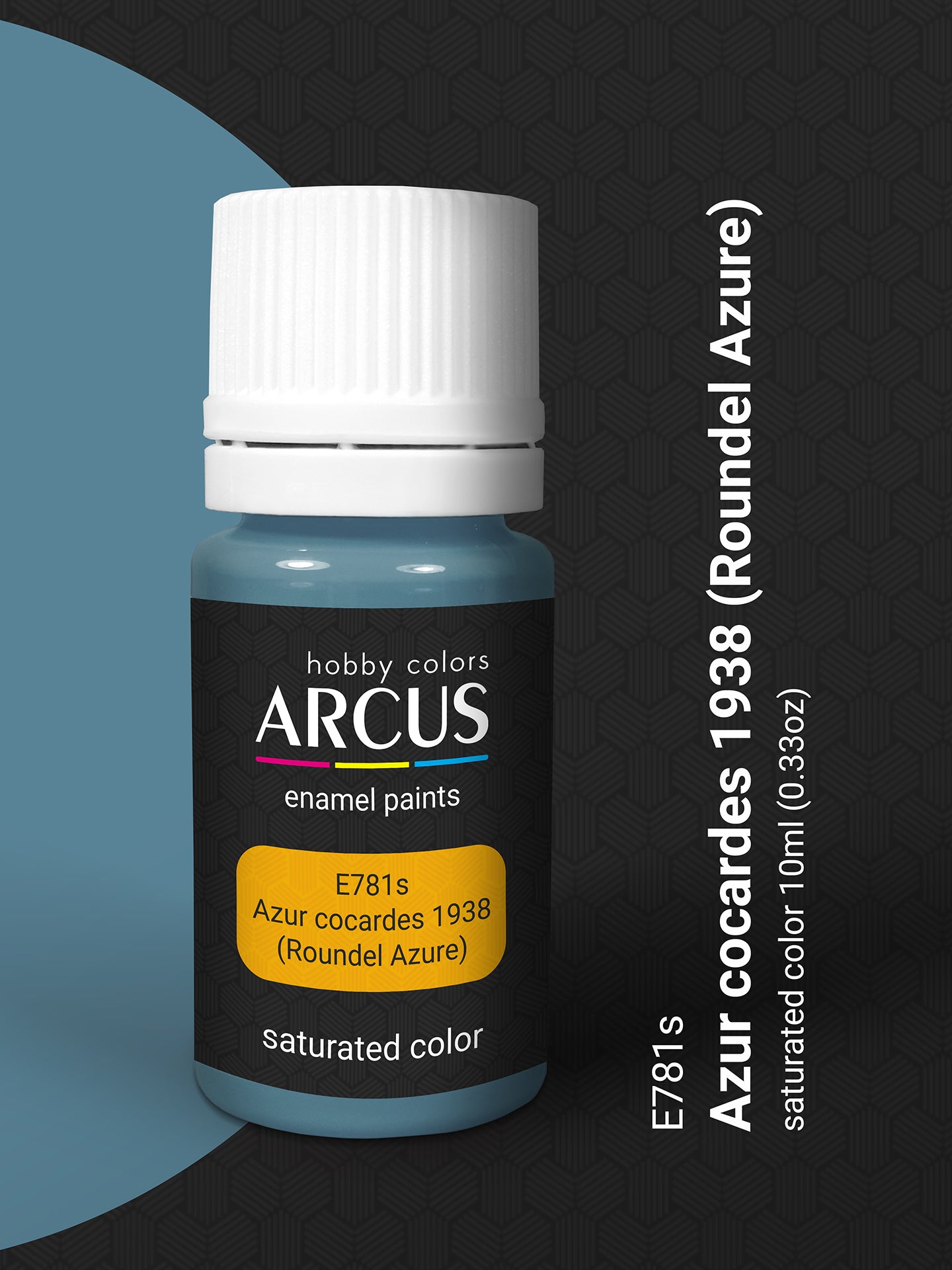 Azur cocardes 1938 enamel