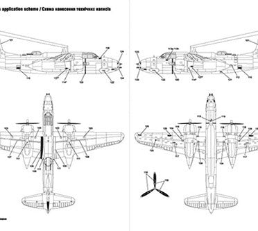 FOXBOT product # 72-006 1/72 Douglas A-20 Boston "Pin-Up Nose Art and Stencils" Part # 1 , Foxbot Decals -  1/72