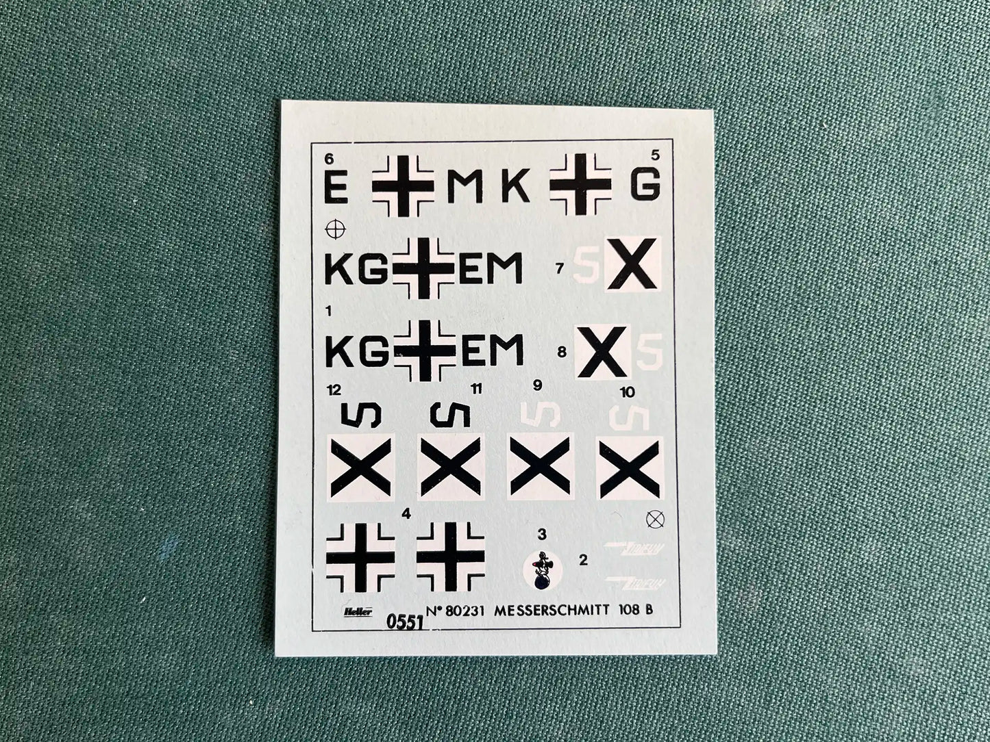 Heller 80231 decal