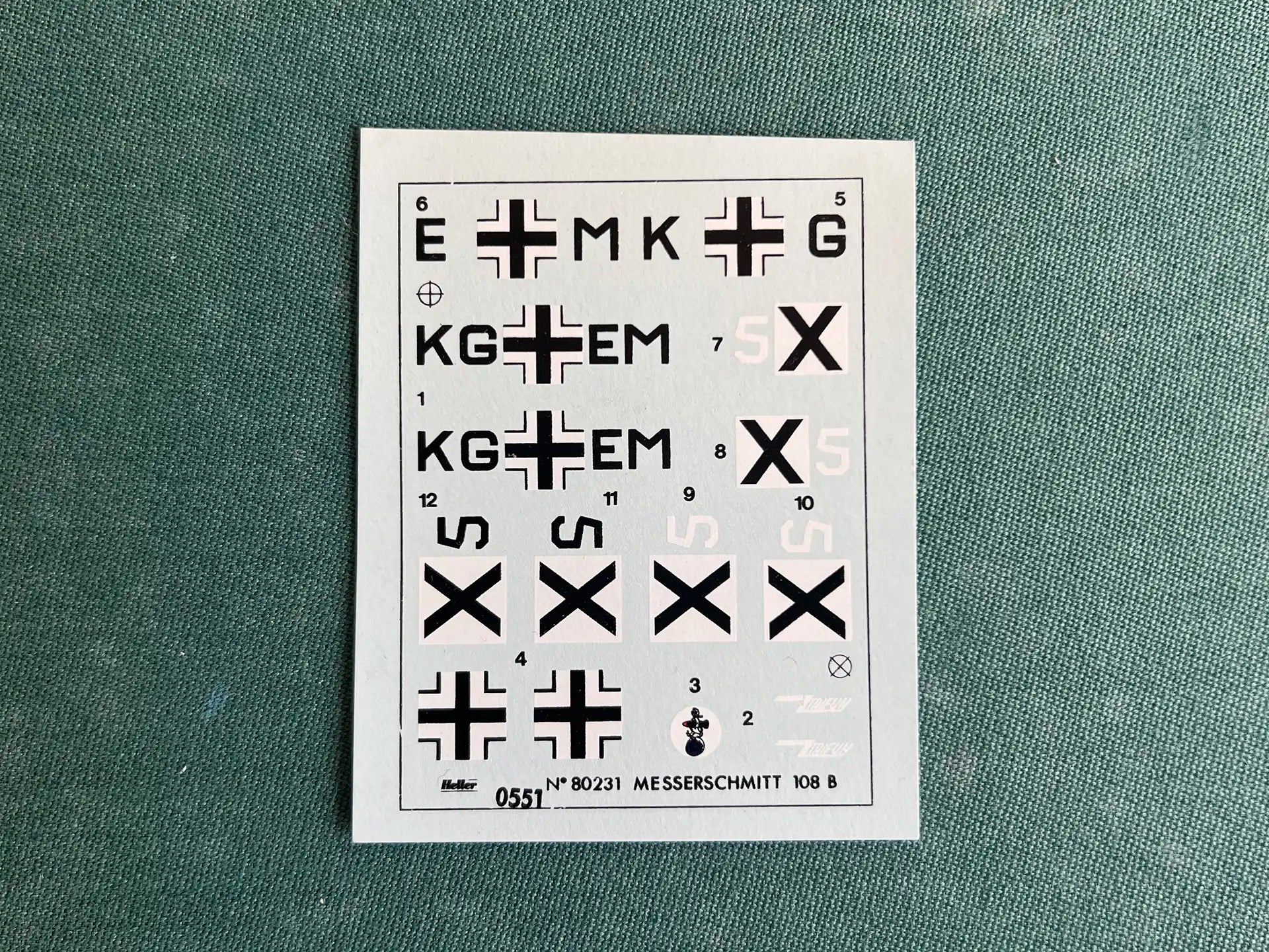 Heller 80231 decal