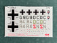ICM 72302 decal sheet