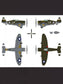Dorawings DW48054 Republic P-47C Thunderbolt with ferry tank - 1/48 scale model construction kit