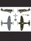 Dorawings DW48054 Republic P-47C Thunderbolt with ferry tank - 1/48 scale model construction kit