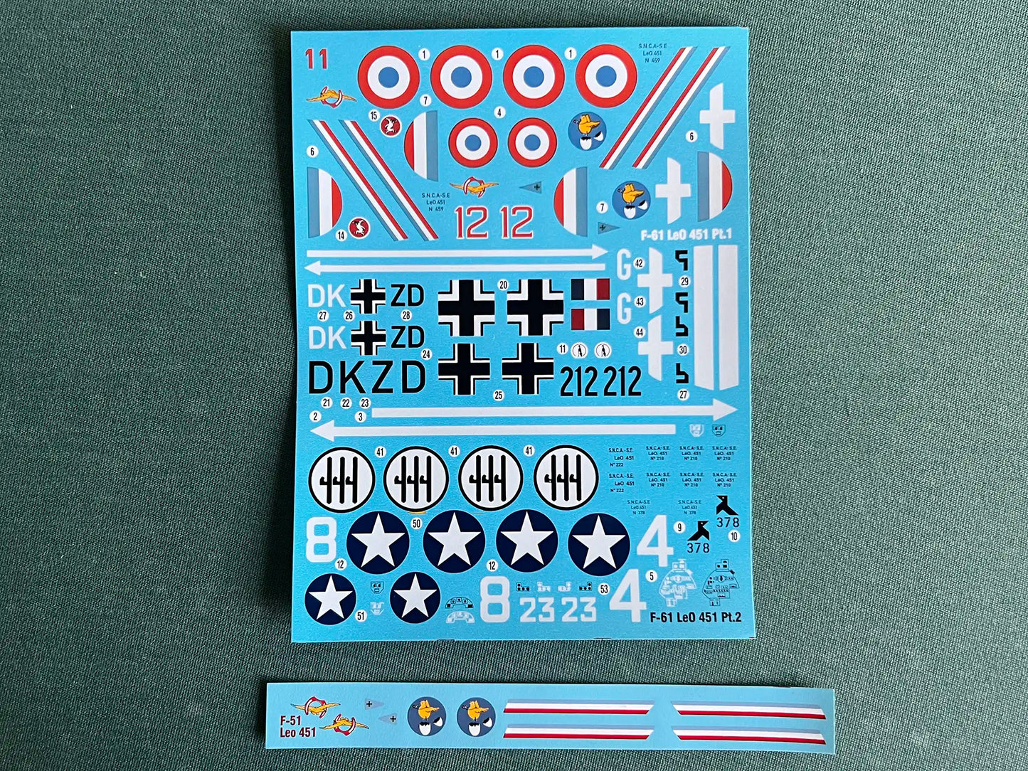 MisterCraft F-50 decal