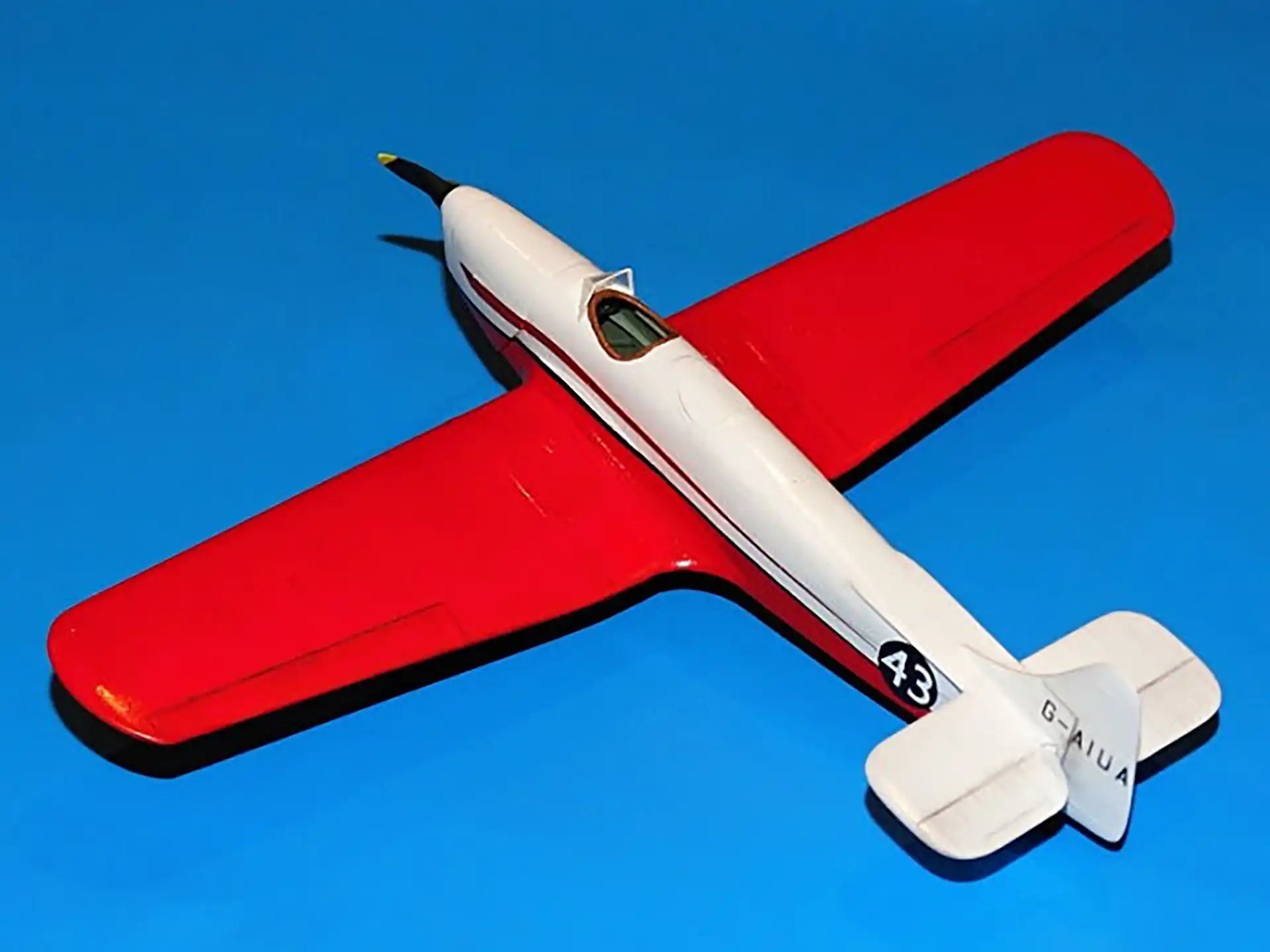 RS 92167 Miles Magister reg. G-AIUA, upper port view