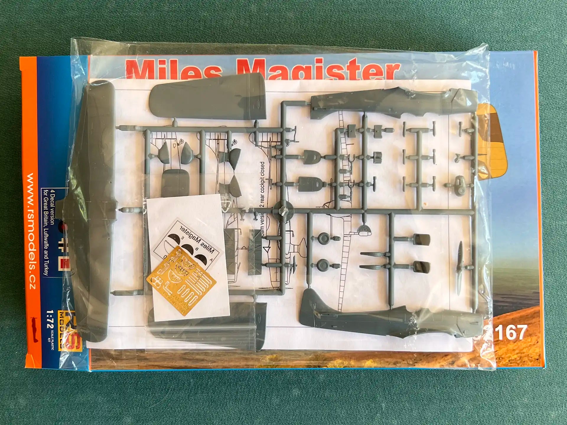 RS Models 92117 box contents