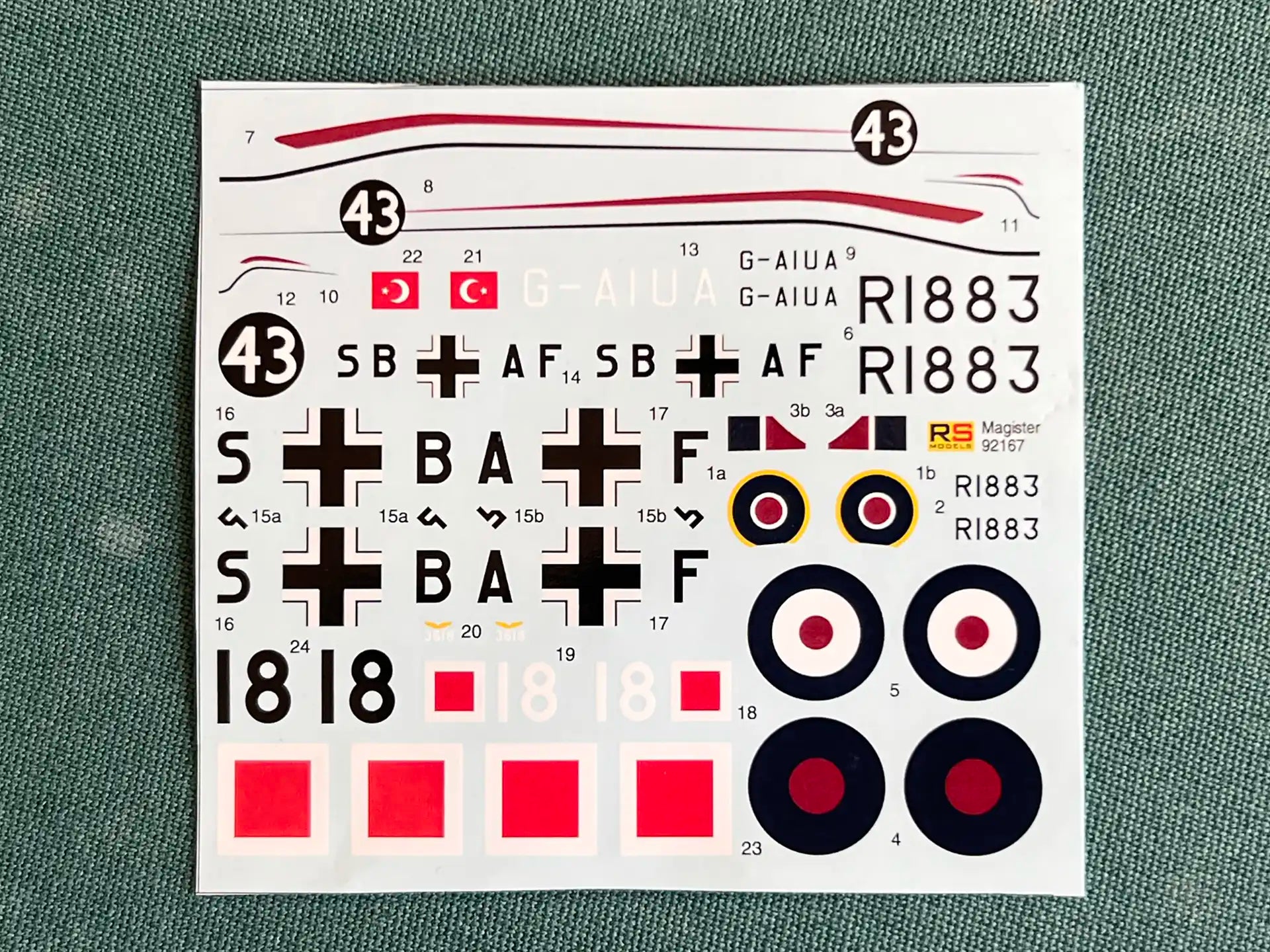 RS Models 92167 decal