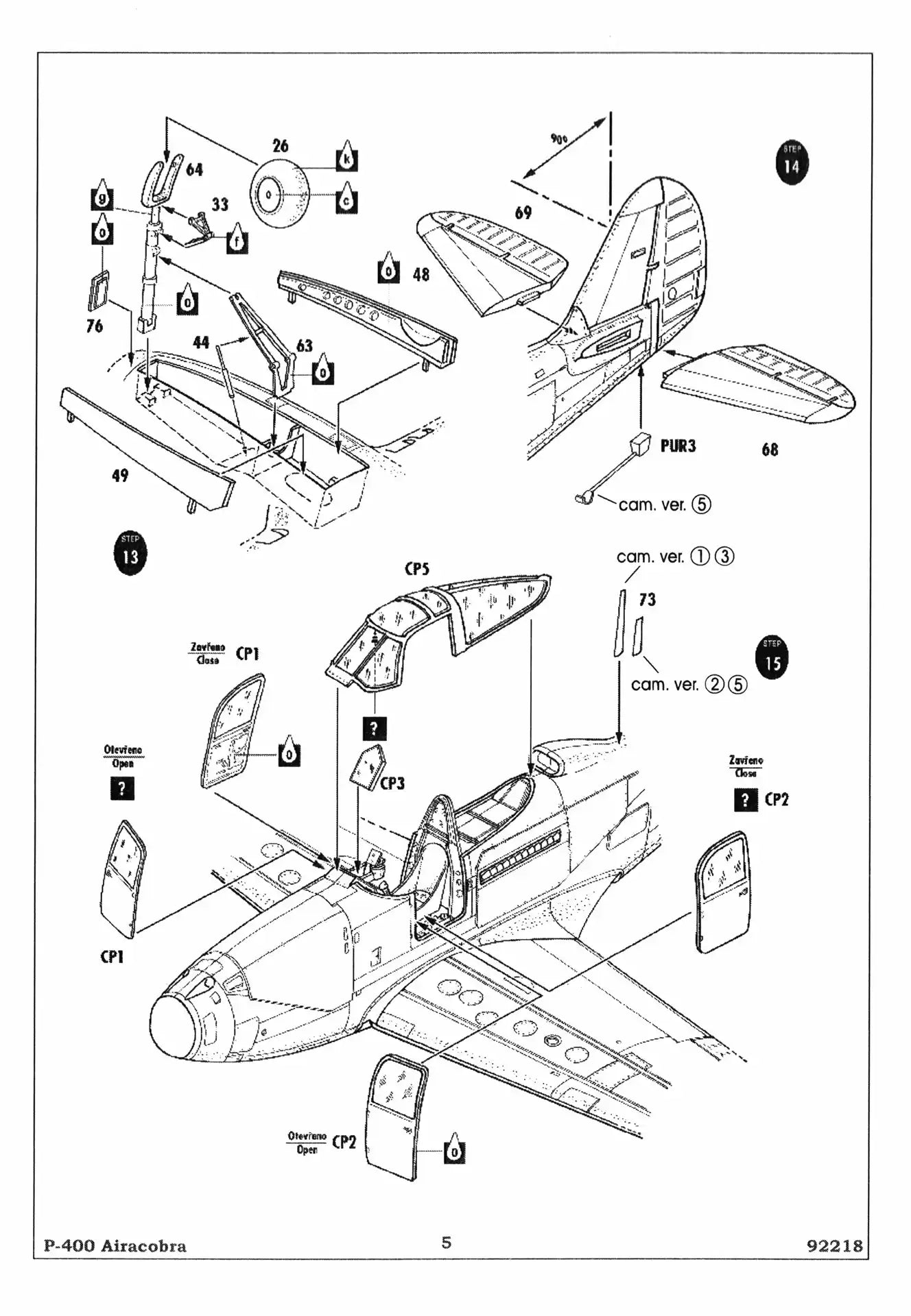 RS Models 92218 assembly guide page 5