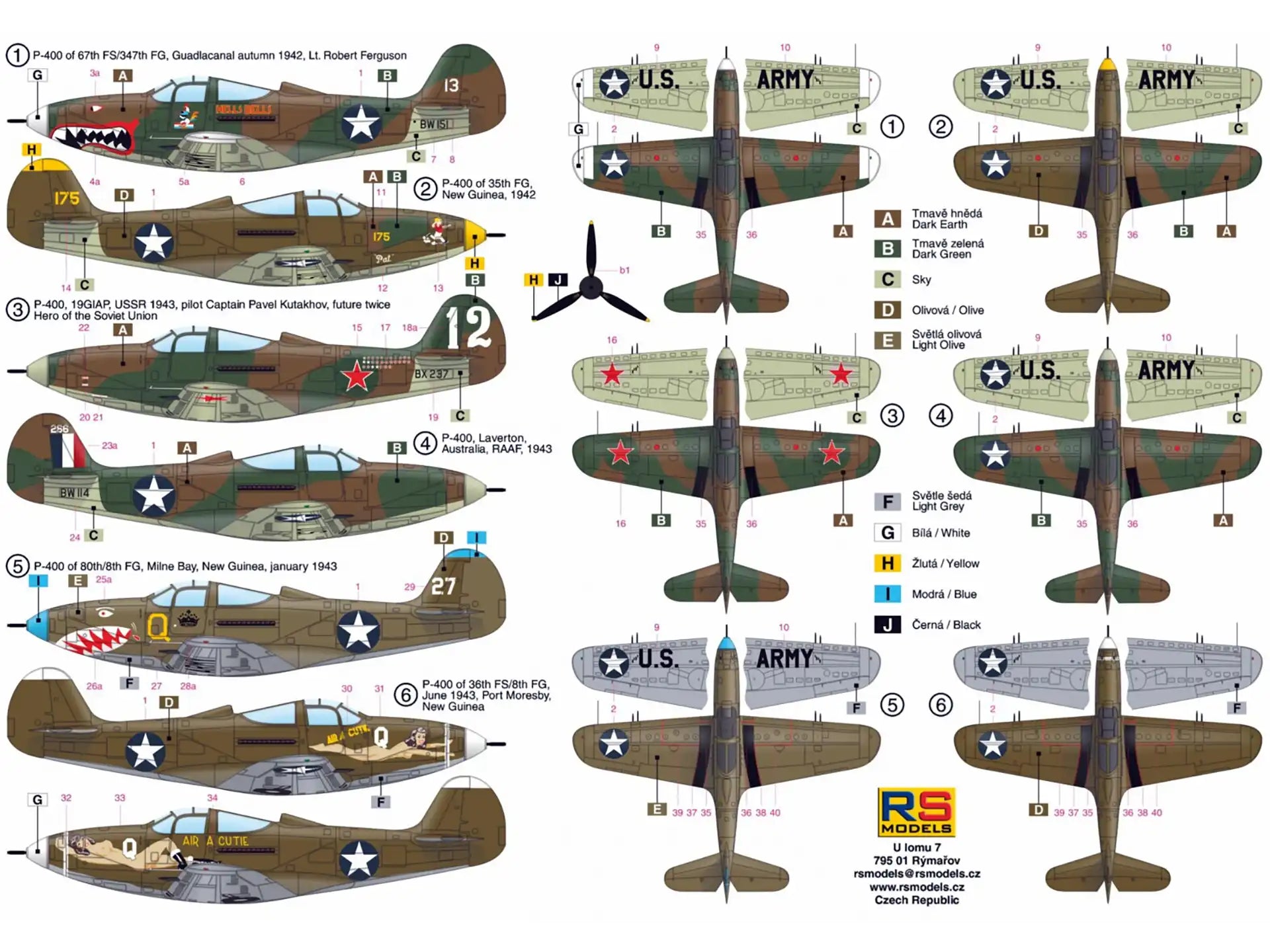 RS Models 92218 color profiles