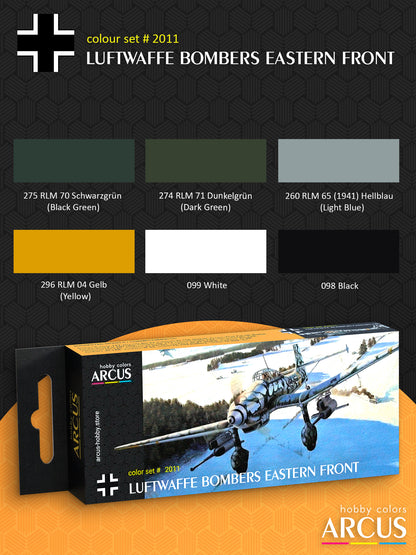 Paint Set 2011 Luftwaffe Bombers Eastern Front