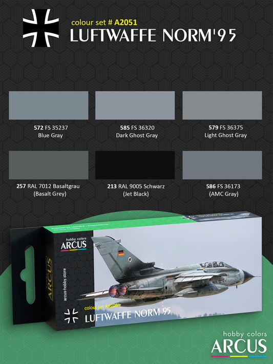 Paint Set 2051 Luftwaffe Norm'95