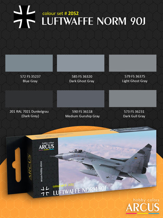 Paint Set 2052 Luftwaffe Norm 90J