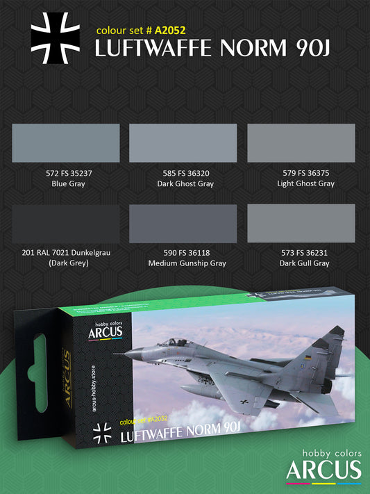 Paint Set 2052 Luftwaffe Norm 90J