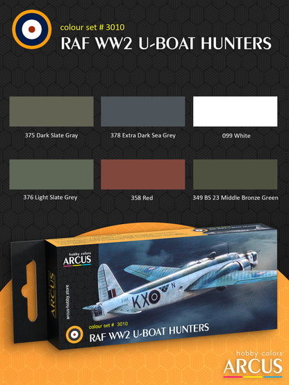 Paint Set 3010 RAF WW2 U-boat hunters