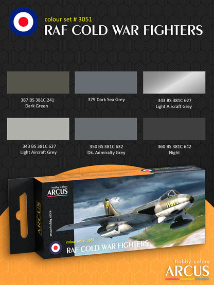 Paint Set 3051 RAF Cold War Fighters