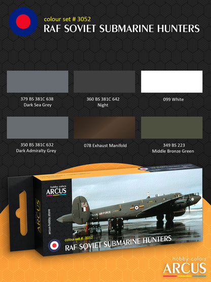 Paint Set 3052 RAF Soviet submarine hunters
