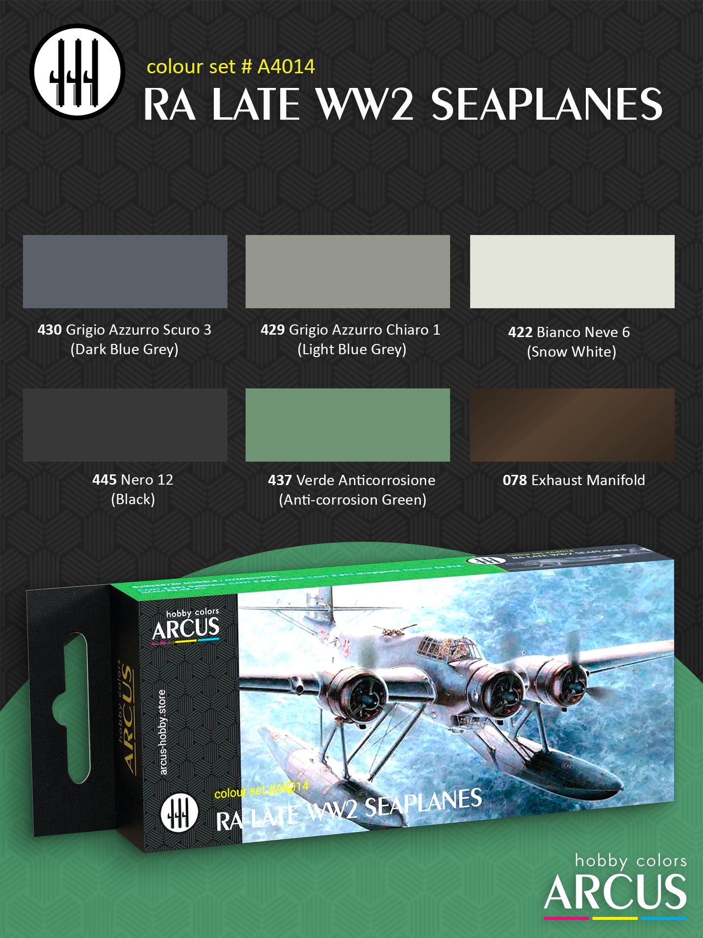 Paint Set 4014 RA Late WW2 Seaplanes