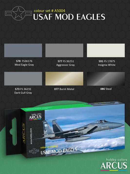 Paint Set 5004 USAF Mod Eagles