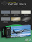 Paint Set 5004 USAF Mod Eagles