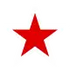 Red Army Air Force red star with white outline