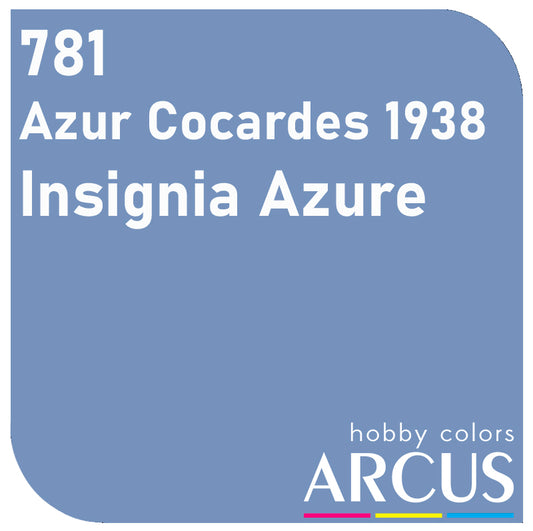 781 Azur Cocardes 1938 (Insignia Azure)